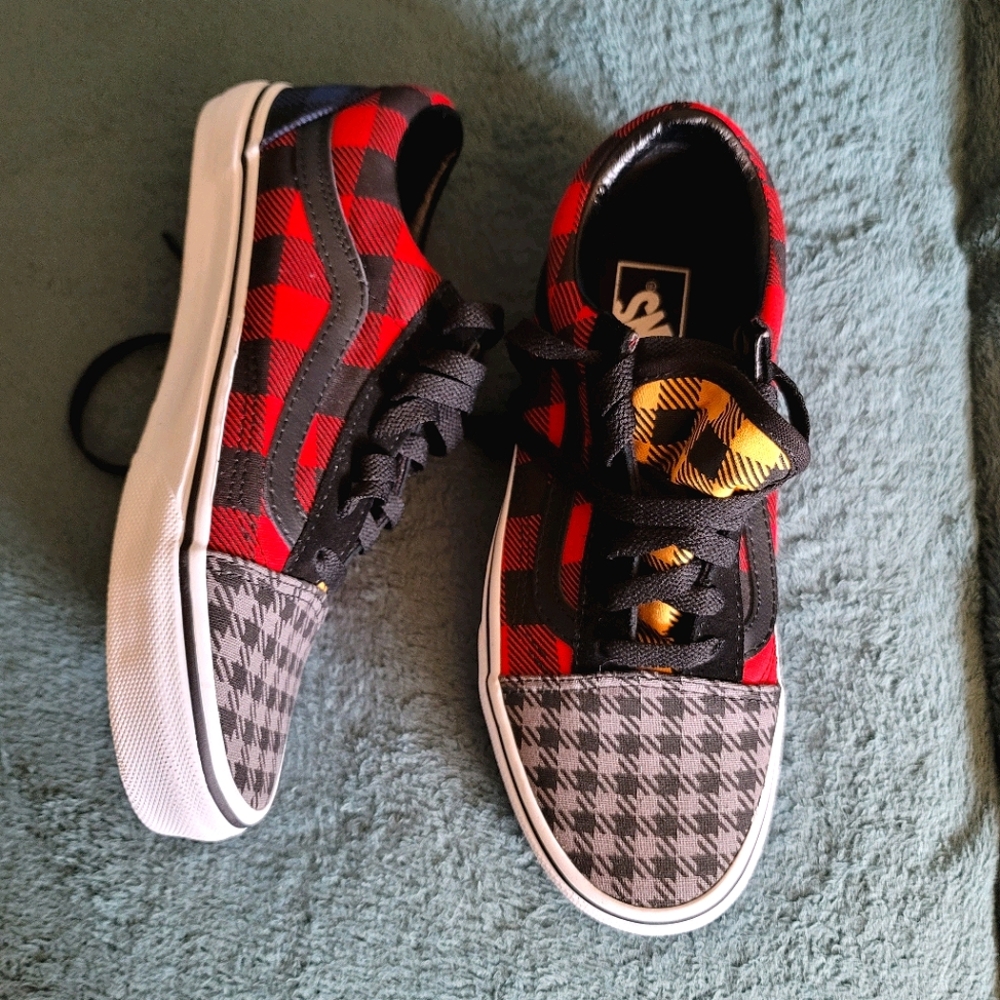 Vans Old Skool Buffalo Check Houndstooth Shoes